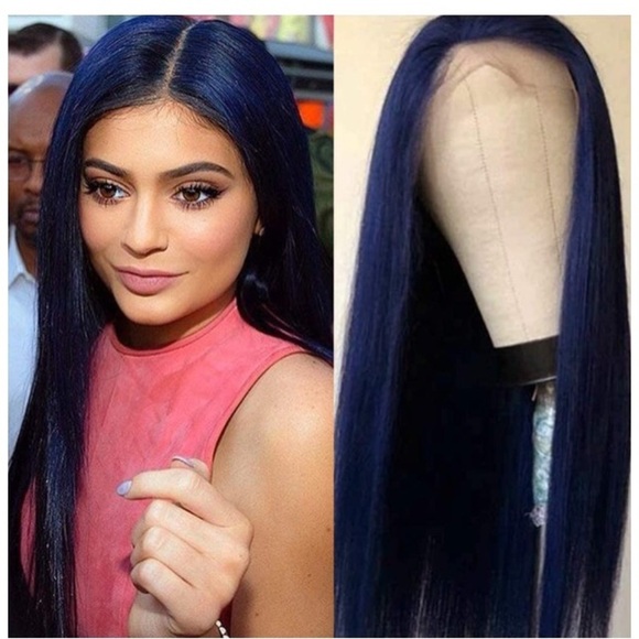 Other - 24” Kylie Dark Blue Lace Front Wigs
